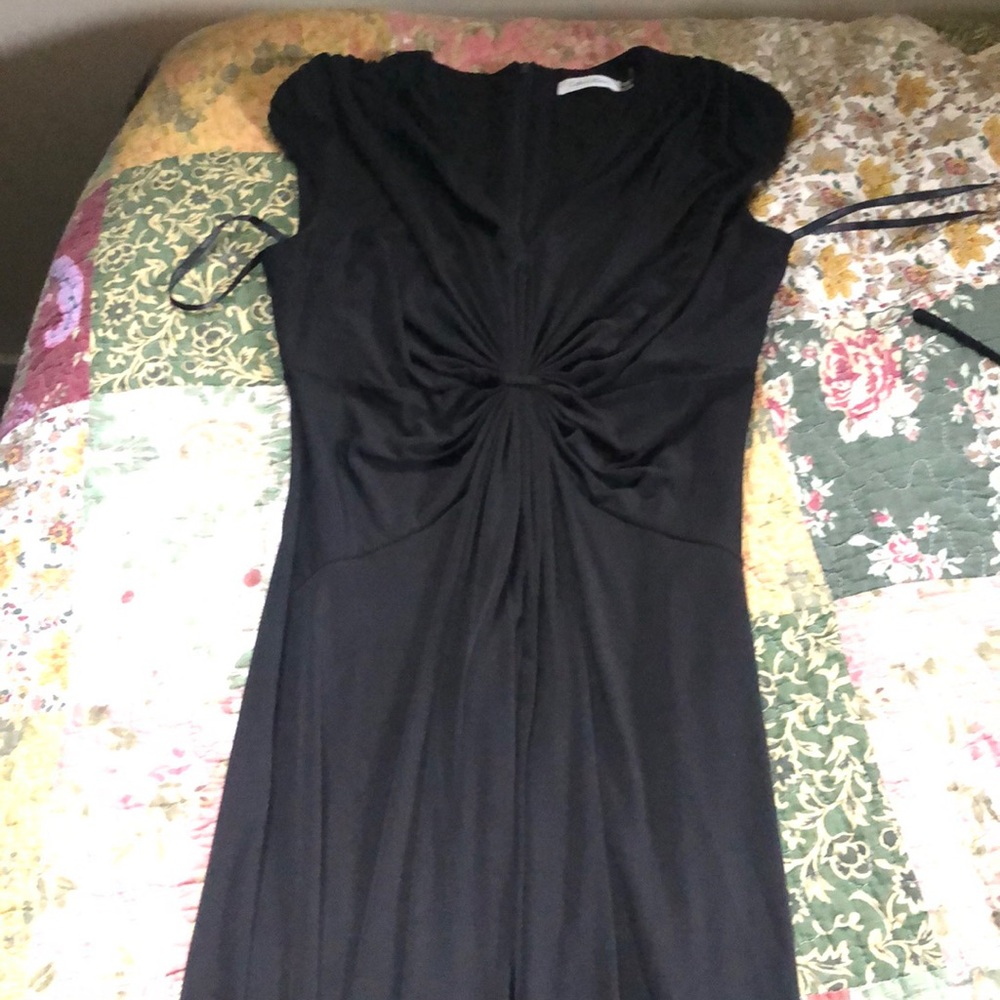 Calvin Klein black gown. Good used condition. Sz 2